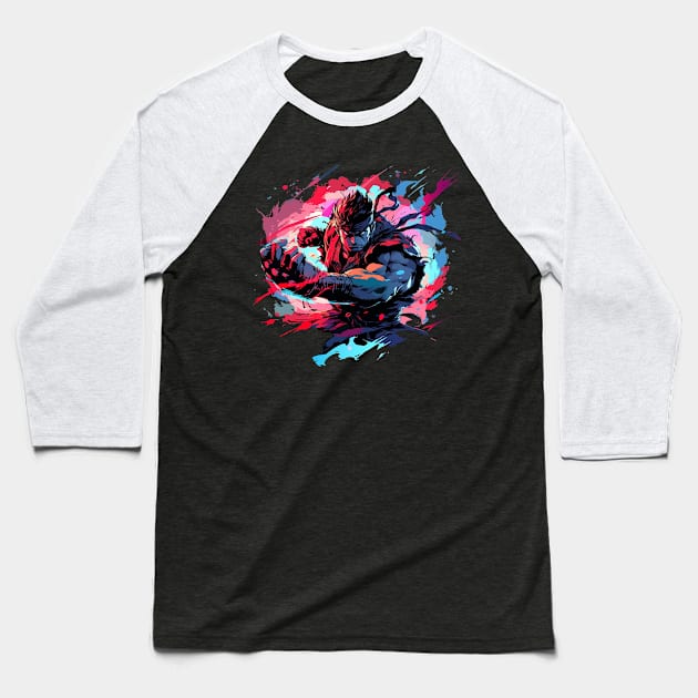 ryu Baseball T-Shirt by piratesnow